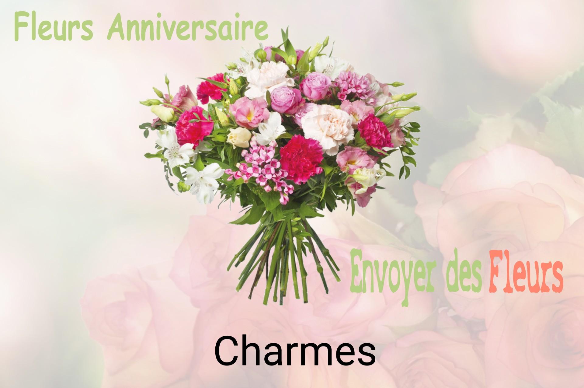 Bouquet de fleurs d’anniversaire livré à Charmes